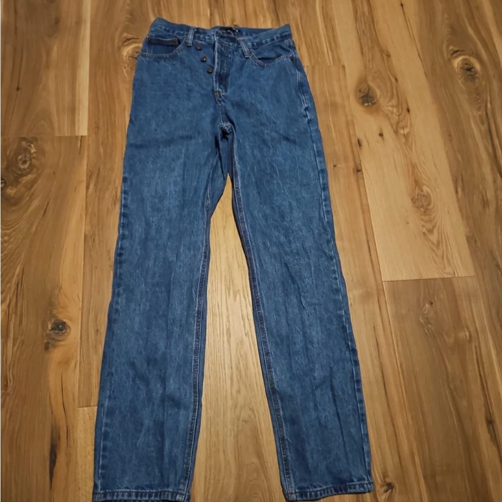 Fashion Nova Dark Blue Denim Jeans